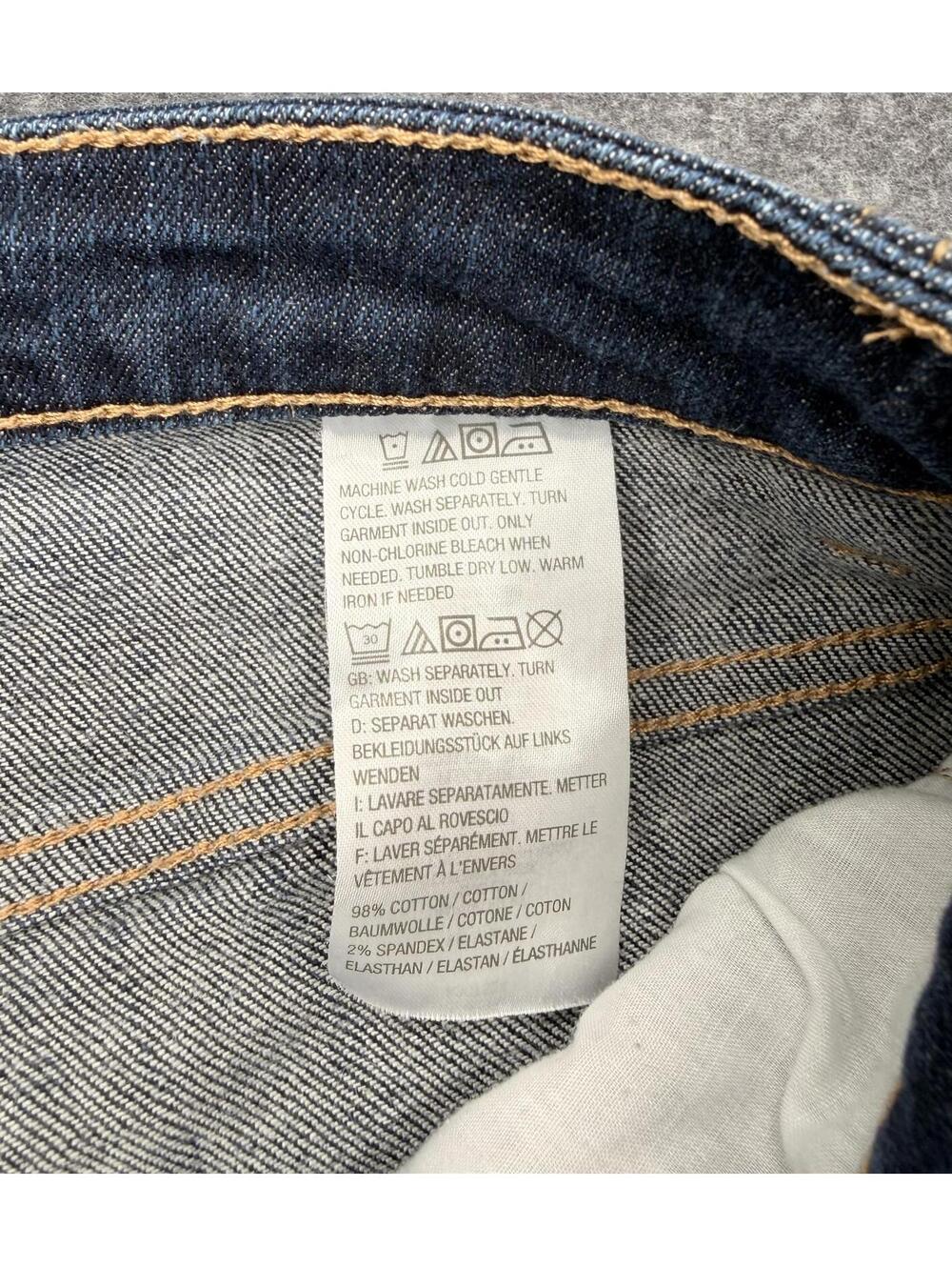 Du Jour‎ Floral Embroidered Distressed Denim Jeans Relaxed Fit Size US 8 - Picture 4 of 7